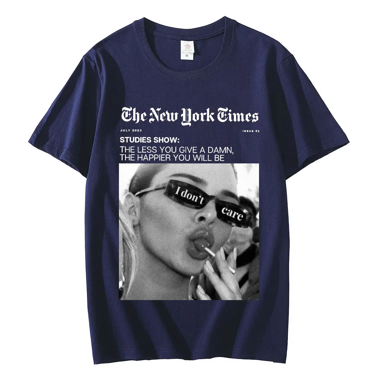 Kendall Jenner Print T-shirt Fashion Vintage Aesthetics Short Sleeve T-shirts Men's Women's Casual Comfort Pure Cotton T Shirts