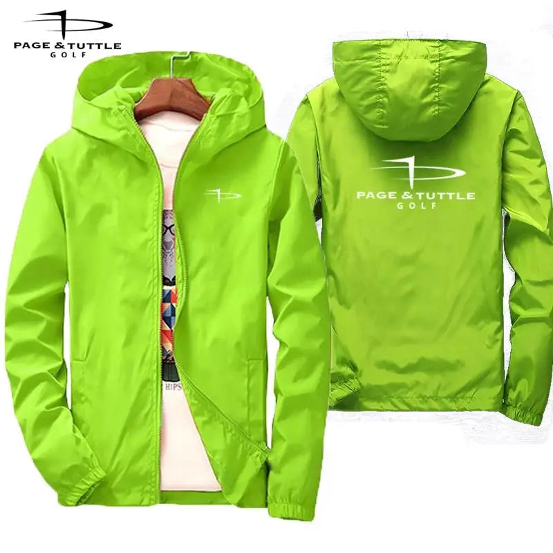 2026 New Fashion Trend Spring And Autumn Slim Fit Zipper Overcoat Windbreaker Men's Hooded Jacket Fallow Men Coat