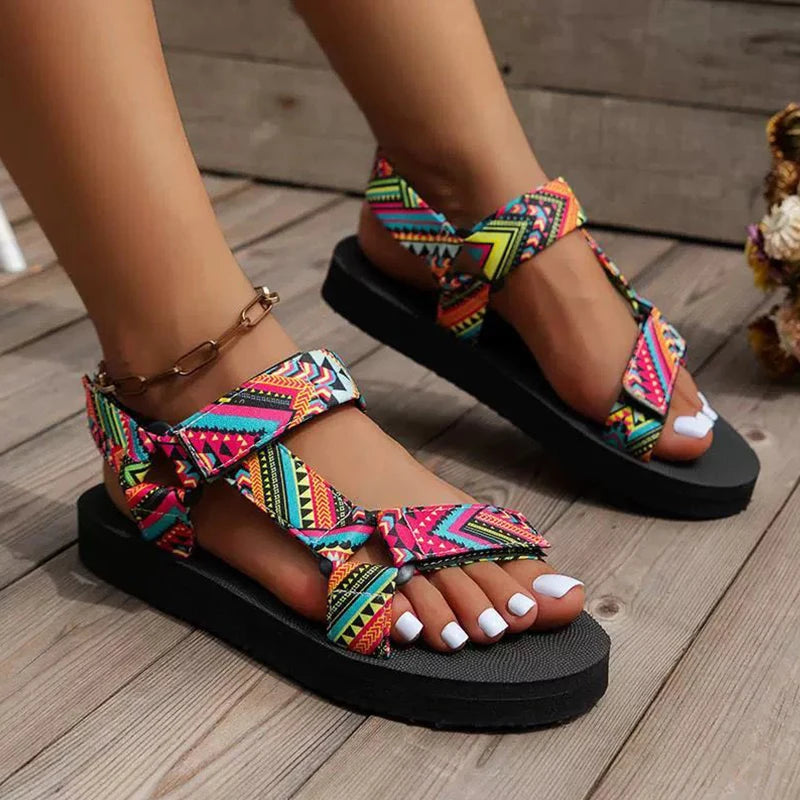 Sandales Femme Été – Semelle Plate Corde de Chanvre | Casual & Plage