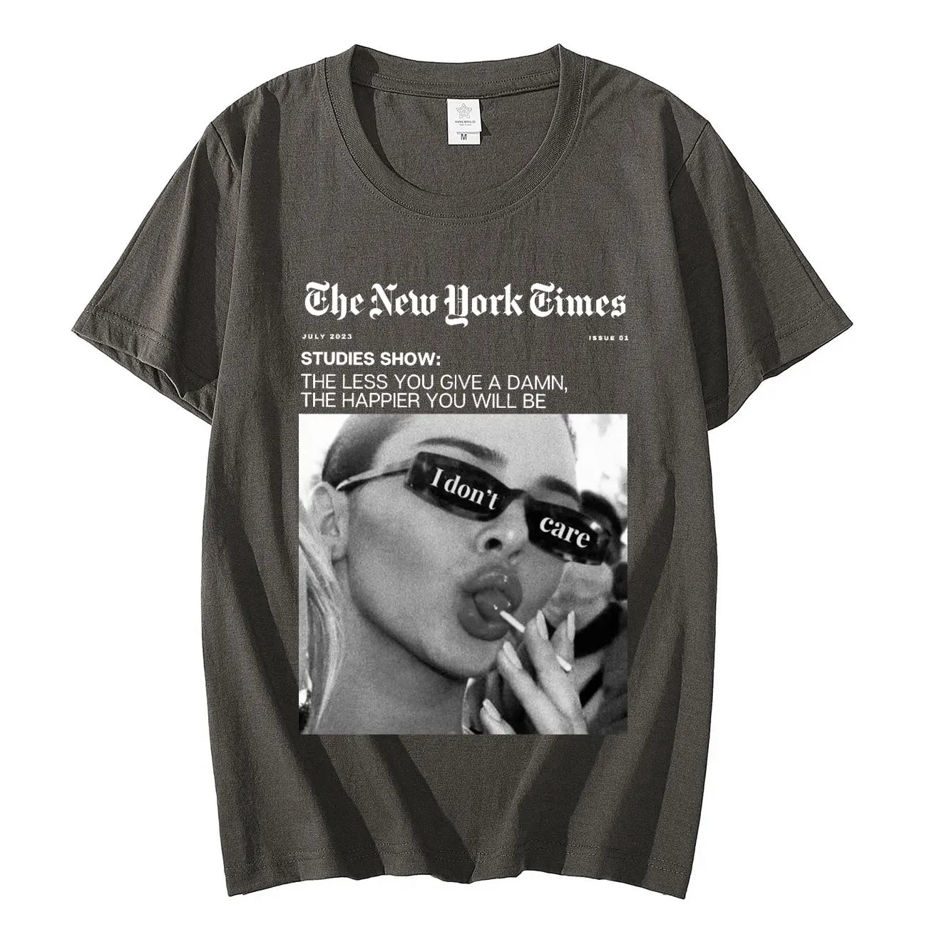 Kendall Jenner Print T-shirt Fashion Vintage Aesthetics Short Sleeve T-shirts Men's Women's Casual Comfort Pure Cotton T Shirts