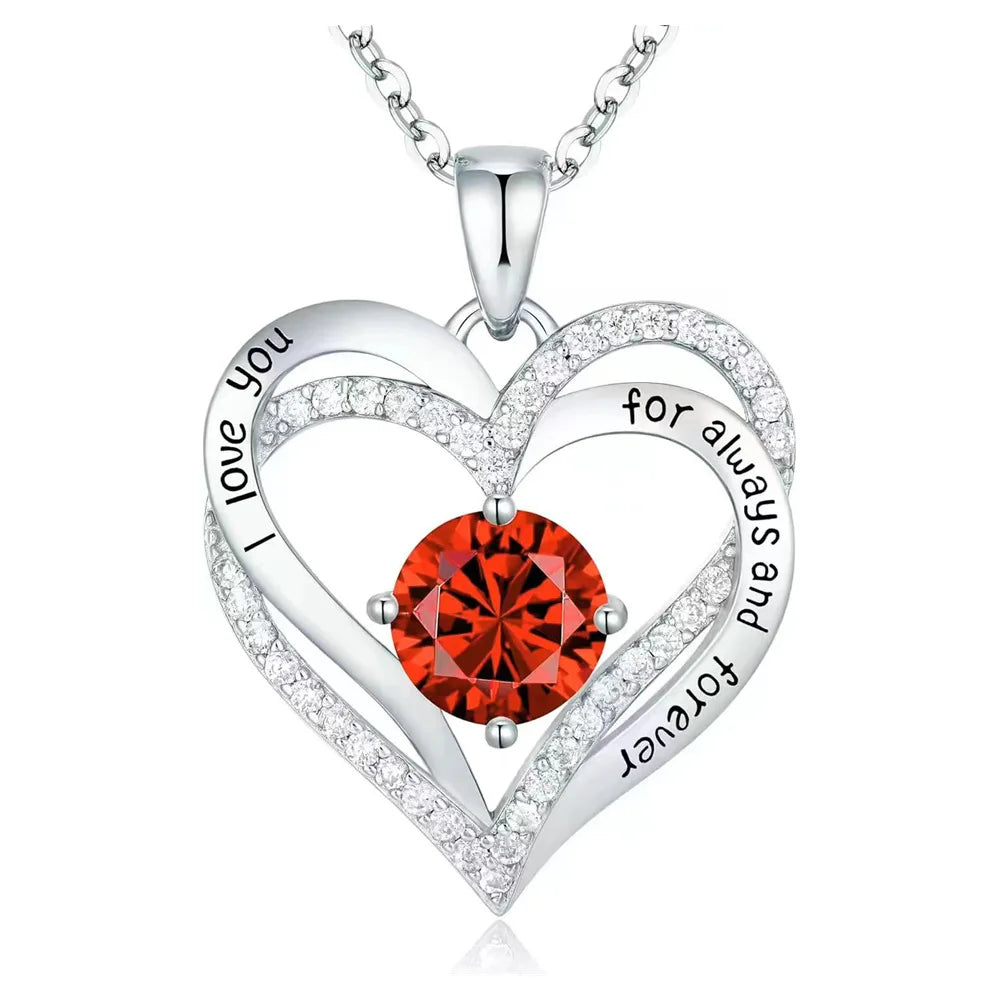 Fashion Income Rose Flower Pendant Necklace Anniversary Party Accessories Birthday Mother's Day Jewelry Gifts Mom Ladies Girls