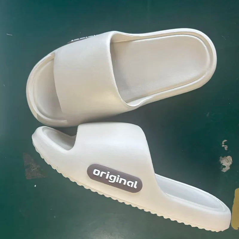 Candy Color Women's EVA Slippers Thick Sole Home Cloud Slides Soft Bottom Anti-Slip Summer Spring Big Size Beach Flip Flops Shoe