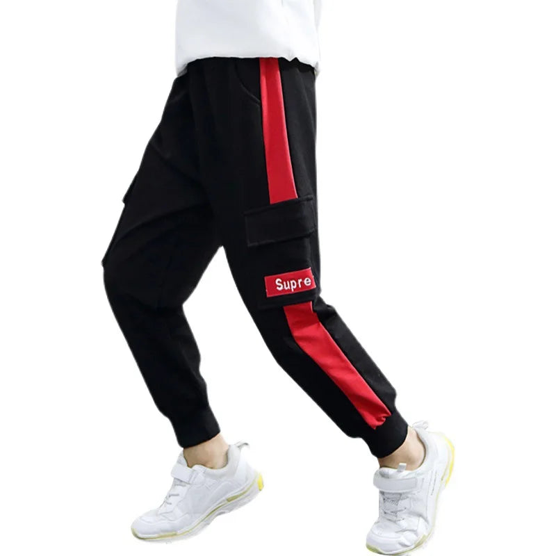 Boys' Cargo Pants – Casual Overalls with Large Pockets | Ages 3-12