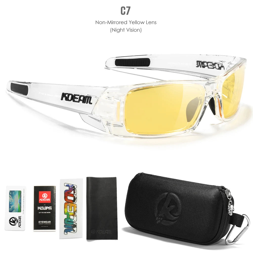 KDEAM Men's Polarized Fishing Sunglasses – UV400 with Zipper Case | Kazers