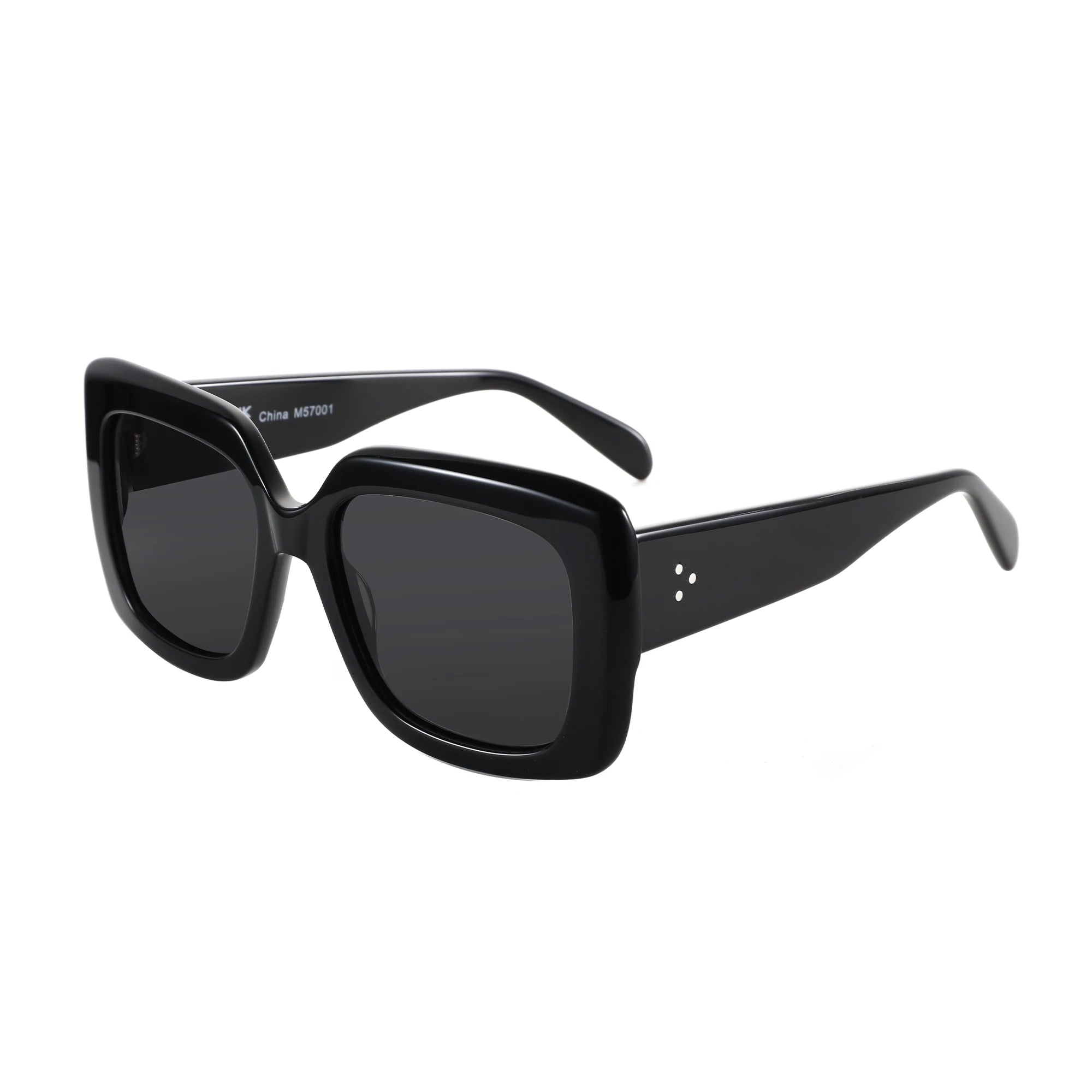 New Arrivals Women Large Rectangle Polarized Sunglasses UV400 Protection Acetate Square Sun Glasses Fashion Shade