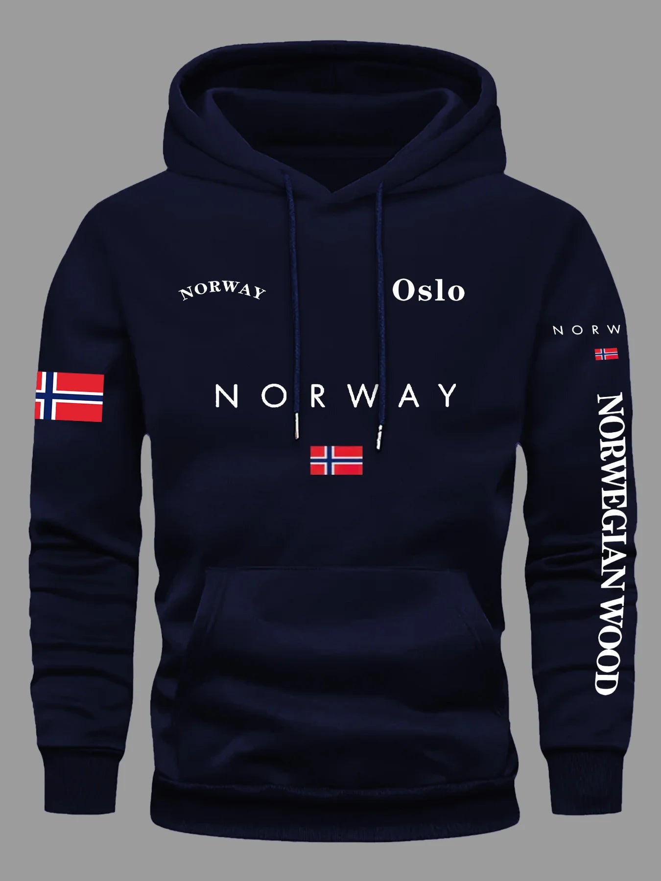 Norway Flag Hoodie – Unisex Streetwear Hoodie