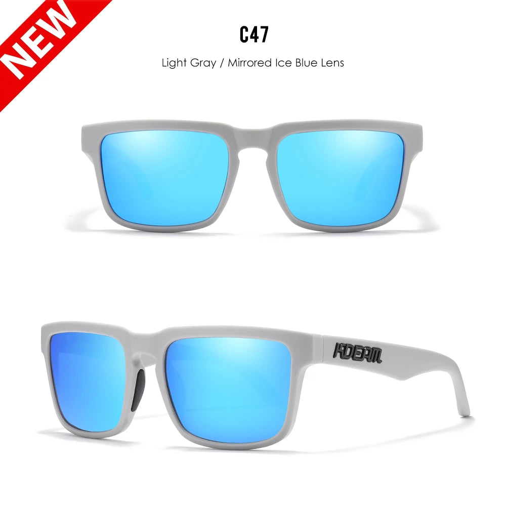New Arrivals Lifestyle Polarized Sunglasses Square Men's Glasses UV400 Protection With Box