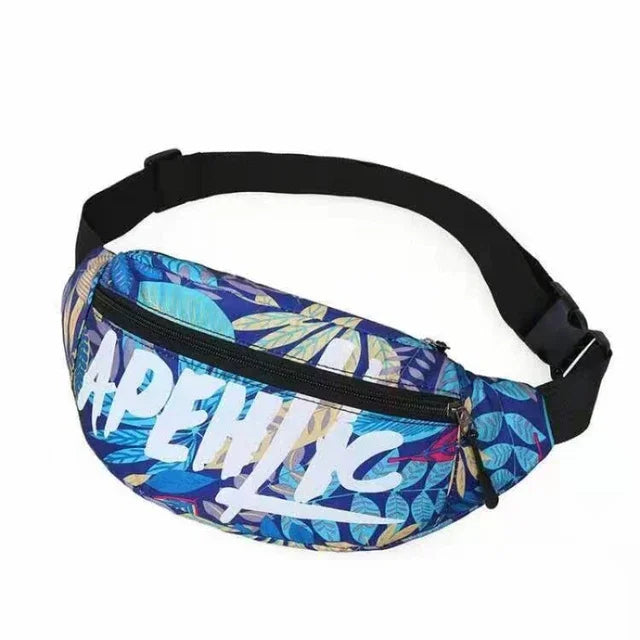 Waist Bag Fanny Pack For Women Men Belt Pouch Male Bum Kangaroo Hip Sack Belly Cross Banana Shoulder Handbag Canguro Bumbag Side