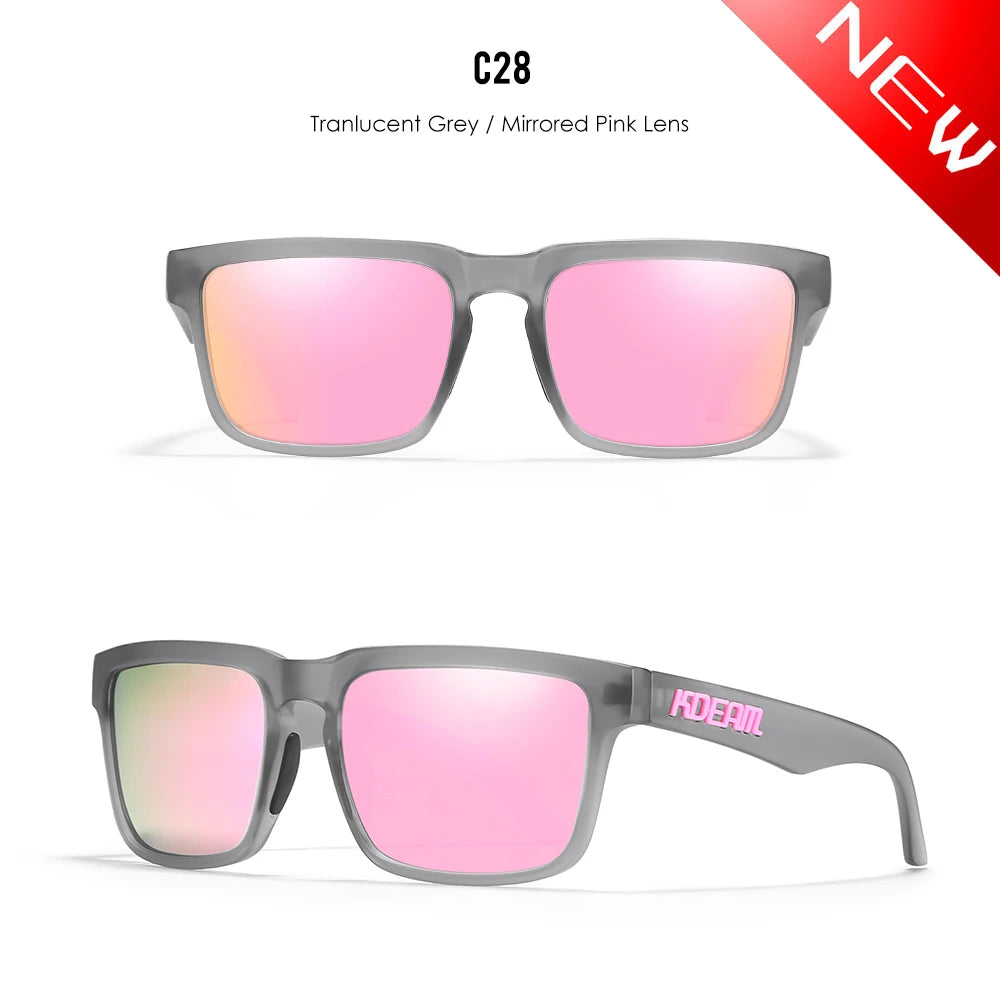 New Arrivals Lifestyle Polarized Sunglasses Square Men's Glasses UV400 Protection With Box