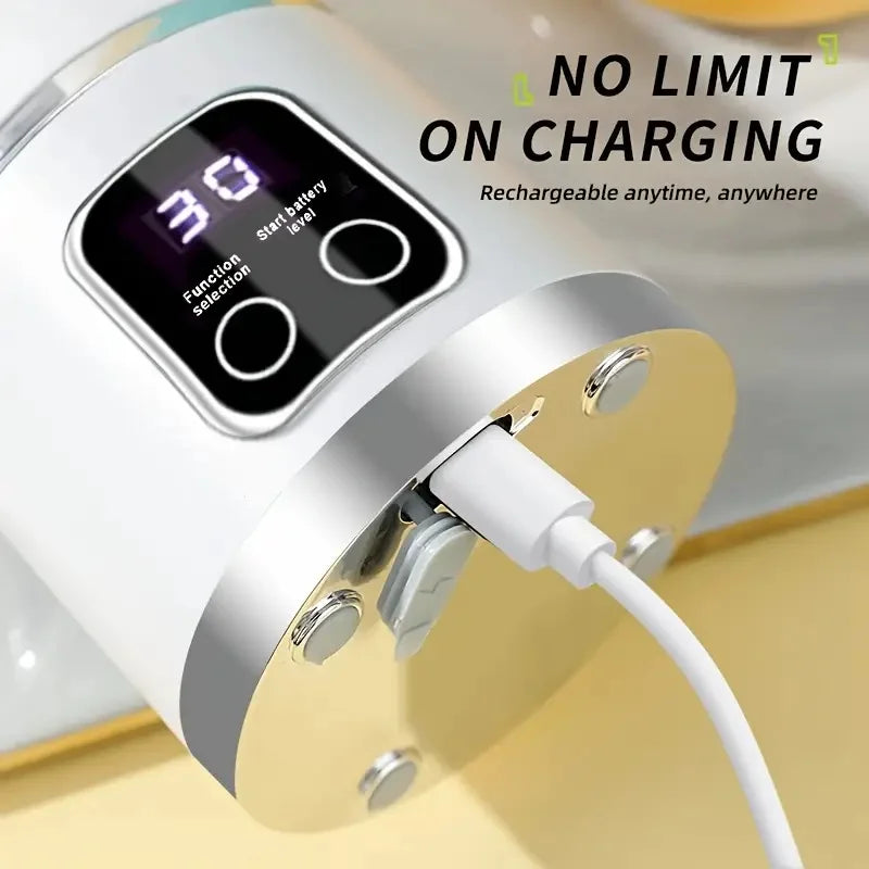 Mixeur Portable USB Rechargeable - Blender À Main pour Smoothies et Jus de Fruits