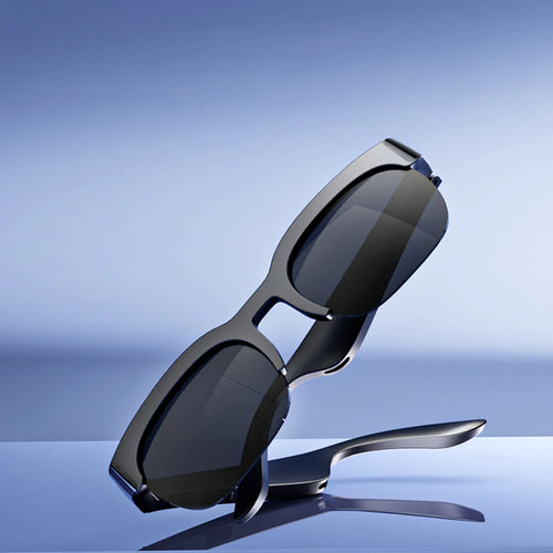 Lunettes de soleil BT avec traducteur IA, mains libres pour la musique et les appels, protection UV, écouteurs de sport d'extérieur pour hommes et femmes