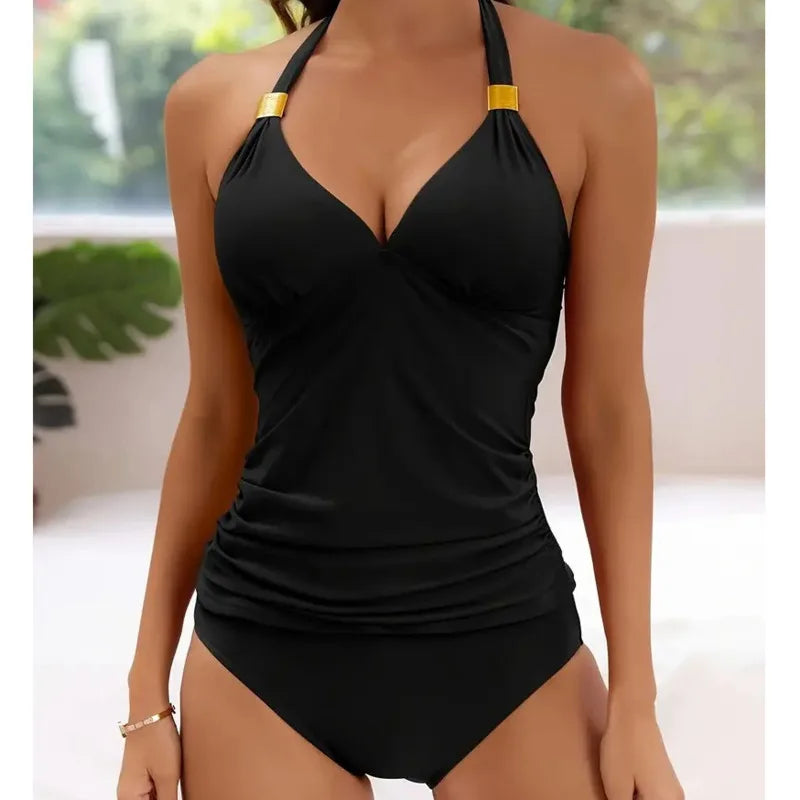Summer Swimsuits 2026 Tankini Sets Female Swimwear Push Up For Beach Wear Two-Piece Bathing Suits Pool Women's Swimming Suits