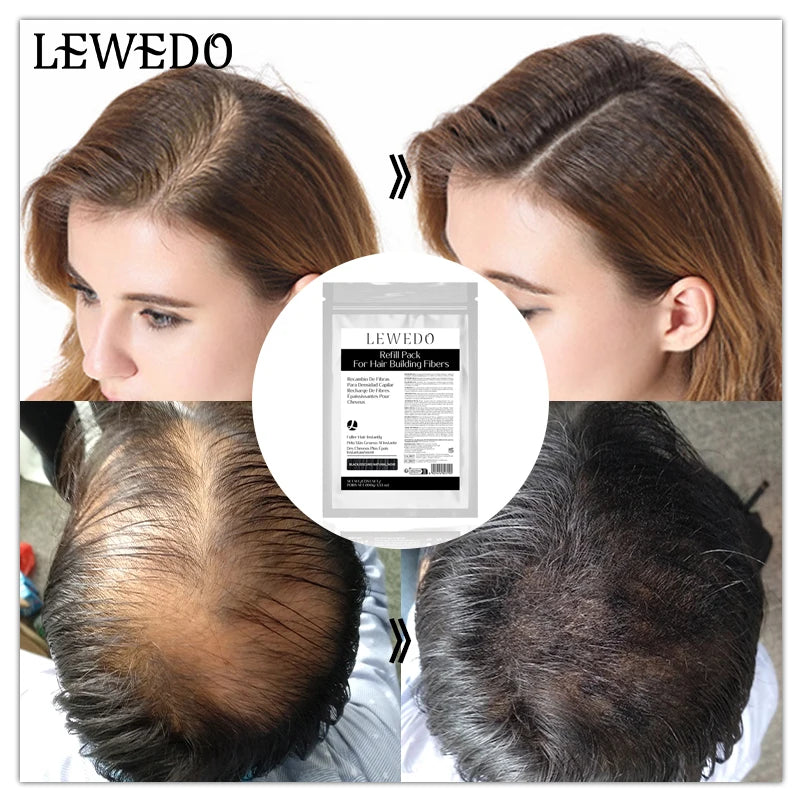 Poudre Densifiante Naturelle Kératine Anti-Calvitie -Fibres Capillaires 100g