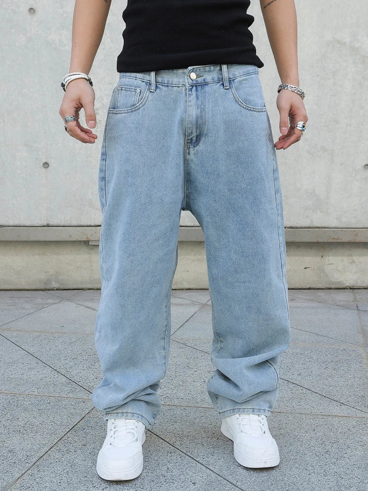 Baggy Jeans for Men Streetwear – Wide Fit Y2K