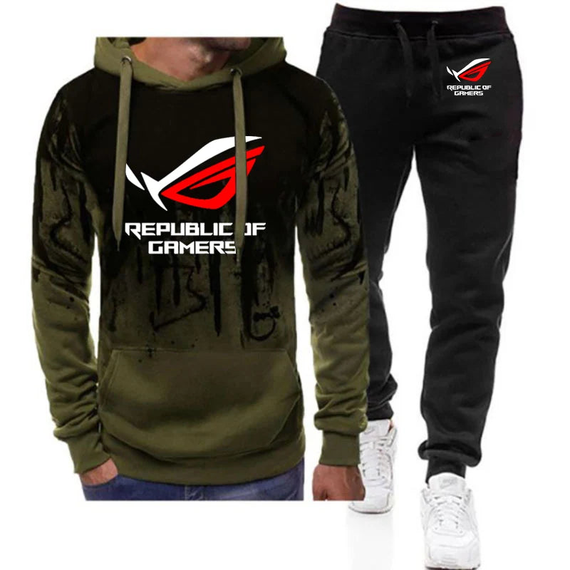 Ensemble Hoodie + Pantalon ROG Republic Of Gamers - Gradient