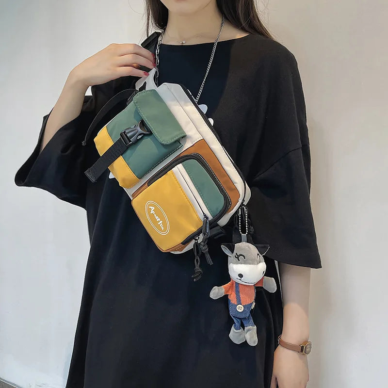 Sacoche Techwear Waterproof - Sac Banane Hip Hop Multifonction