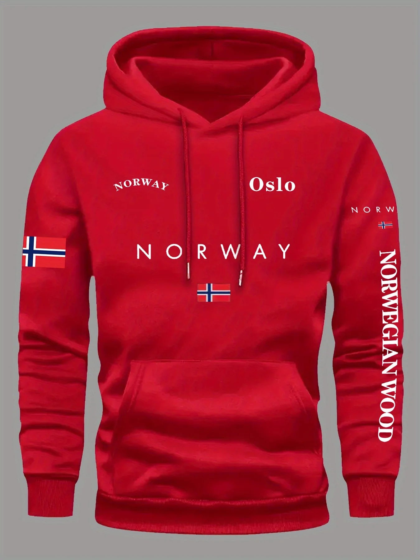 Norway Flag Hoodie – Unisex Streetwear Hoodie