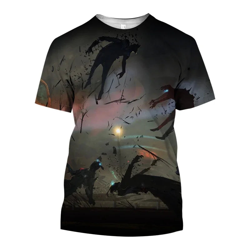 Summer New Hot Call of Duty Game 3d Printed Men's T-shirt Fashion Casual Plus Size Loose Comfortable Breathable Top