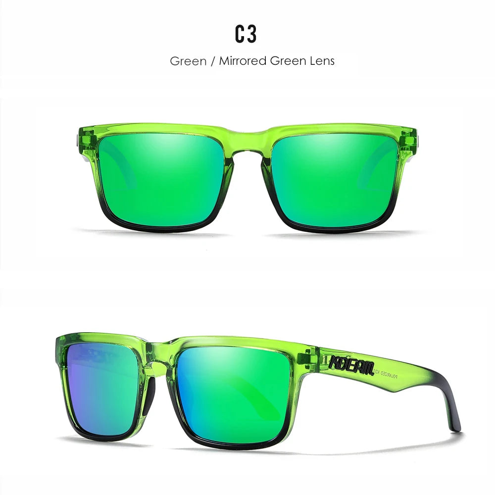 New Arrivals Lifestyle Polarized Sunglasses Square Men's Glasses UV400 Protection With Box