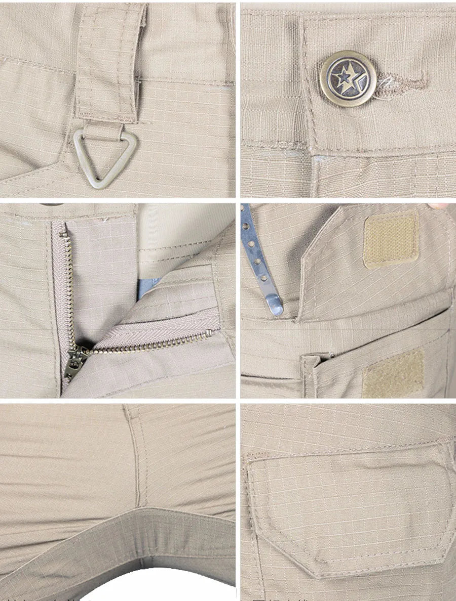 Men's Tactical Cargo Pants – Multi-Pocket Hiking & Combat Plus Size
