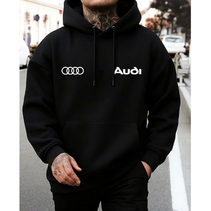 Hoodie Audi Sport Premium - Sweat à Capuche Coton Automobile