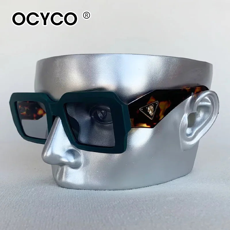 Classic Square Punk Sunglasses Men Women 2025 Luxury Brand Vintage Cycling Sun Glasses for Male Outdoor Steampunk Eyewear UV400