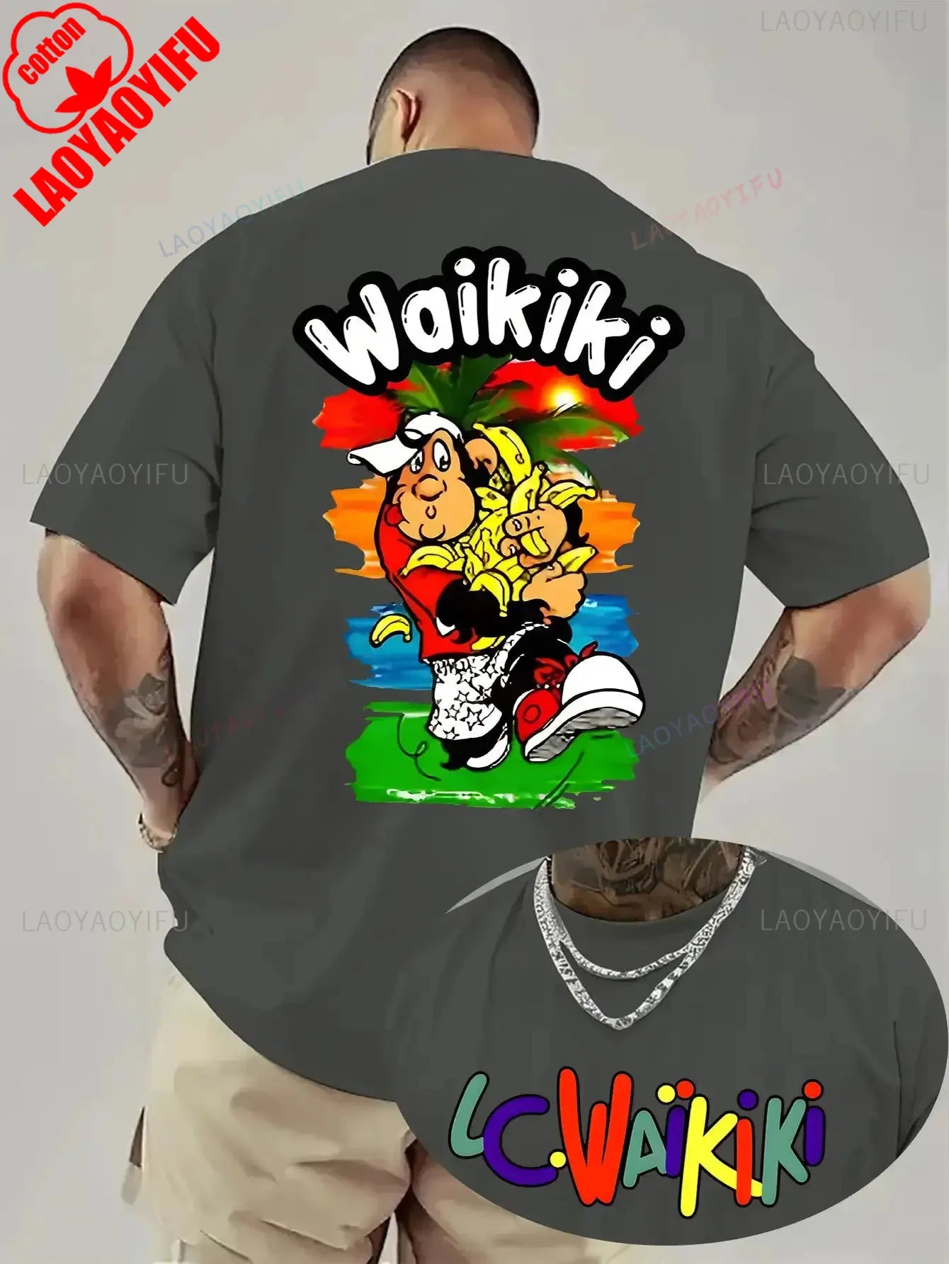 T-shirt Hawaïen Waikiki