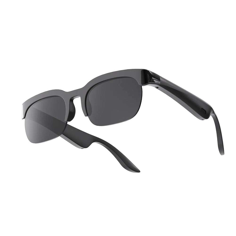 Lunettes de soleil BT avec traducteur IA, musique et appels mains libres, lunettes audio, protection UV, écouteurs de sport pour hommes et femmes
