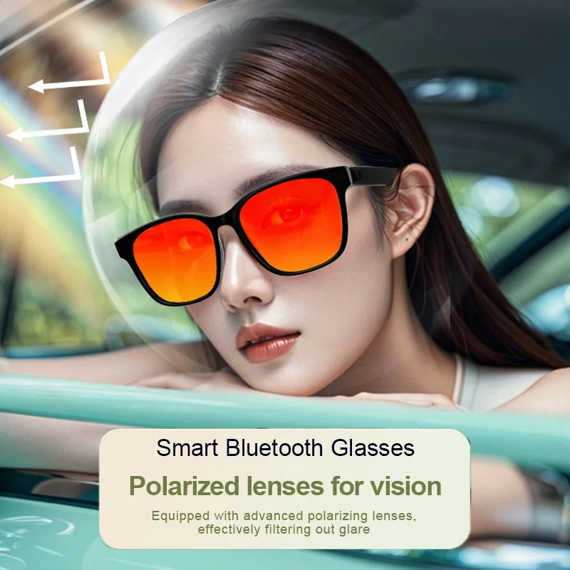 Lunettes de soleil 2026, lunettes intelligentes, lunettes de soleil tendance, appel Bluetooth, UV400, randonnée, pêche, lunettes intelligentes de traduction sans fil