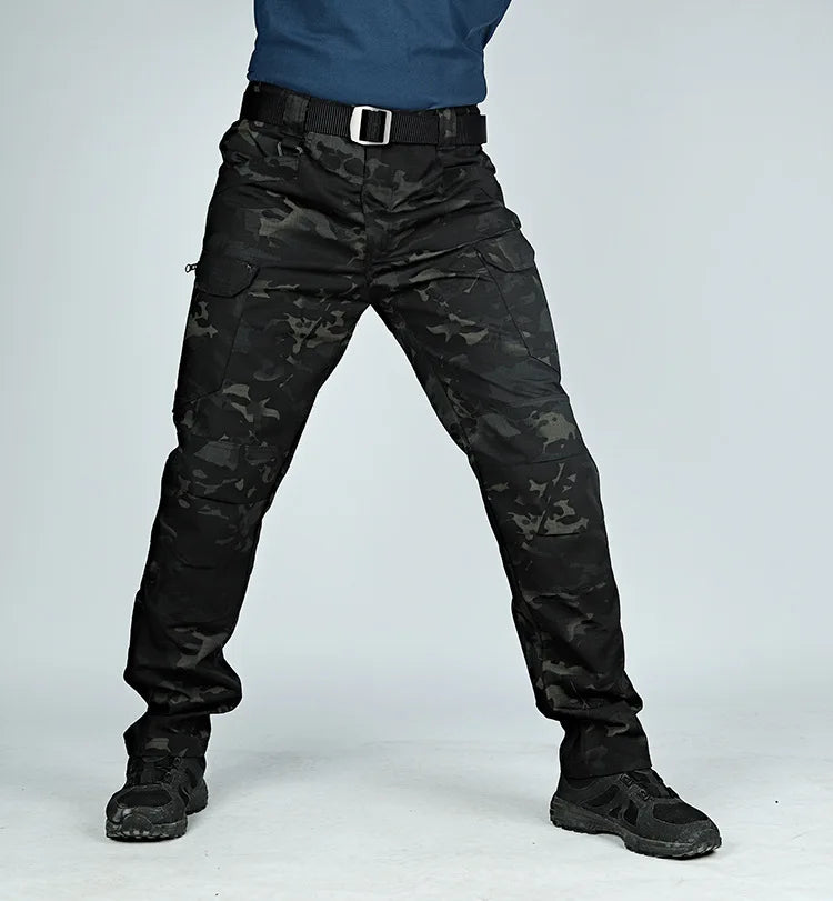 Men's Tactical Cargo Pants – Multi-Pocket Hiking & Combat Plus Size