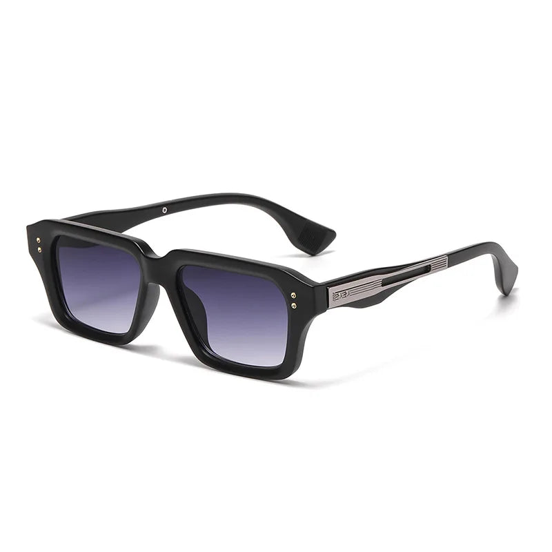Square Rivet Sunglasses — Vintage Unisex UV400