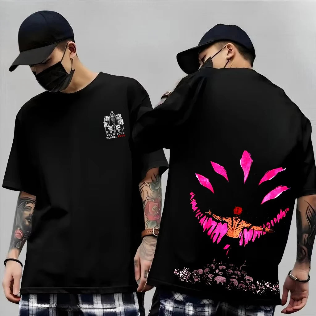Men's Anime Jujutsu Kaisen T Shirt Toji Fushiguro Cotton Tee Women Short-sleeve Streetwear Casual Gojo Satoru‌ 2026 New Summer