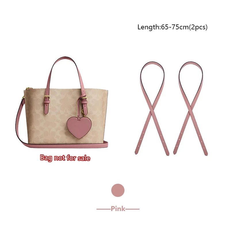 Adjustable Bag Strap For Coach Mollie25 Tote Bag Leather Shoulder Strap Durable Bag Belt Underarm Bag Replacement Accessories