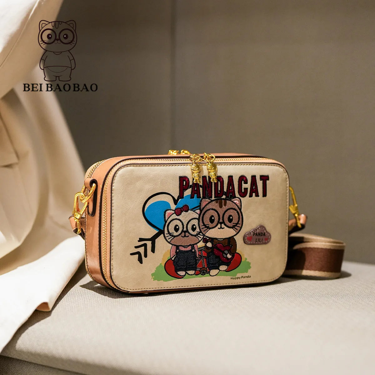 Sac Bandoulière Cuir Femme - Élégant & Compact