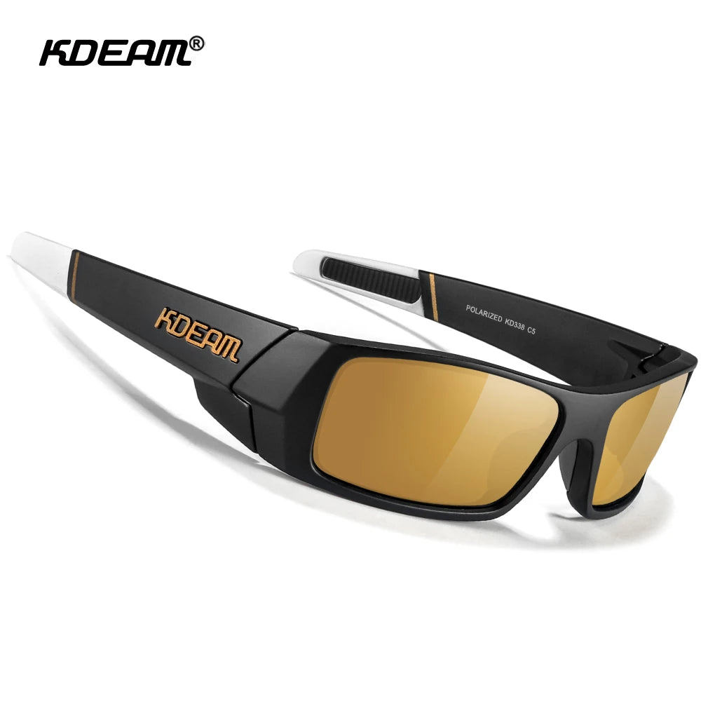 KDEAM Men's Polarized Fishing Sunglasses – UV400 with Zipper Case | Kazers