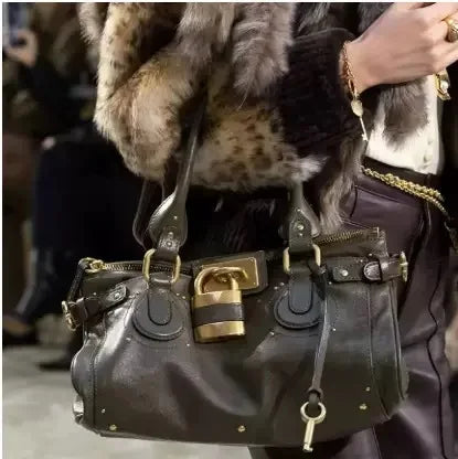Sac Crossbody Vintage à Rivets – Cuir PU Femme