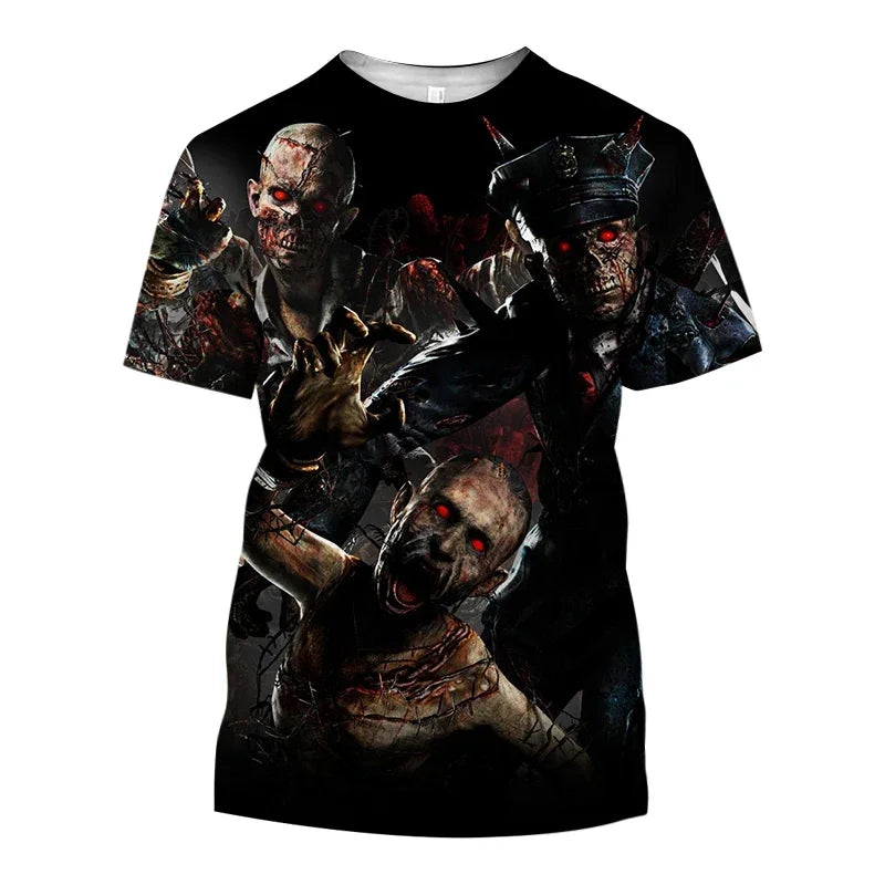 Summer New Hot Call of Duty Game 3d Printed Men's T-shirt Fashion Casual Plus Size Loose Comfortable Breathable Top