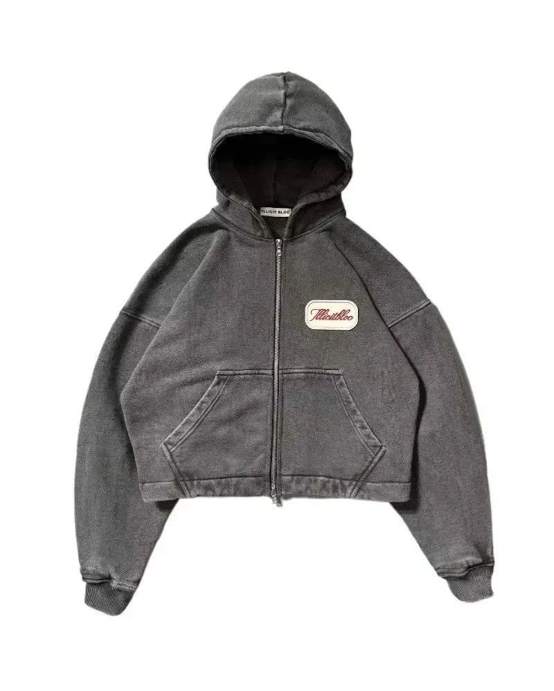 Y2K Street New Fashion Oversized Skull Print Sweater Hoodie Men Harajuku Vintage Hip Hop Popular Casual Sports Hooded Sweater