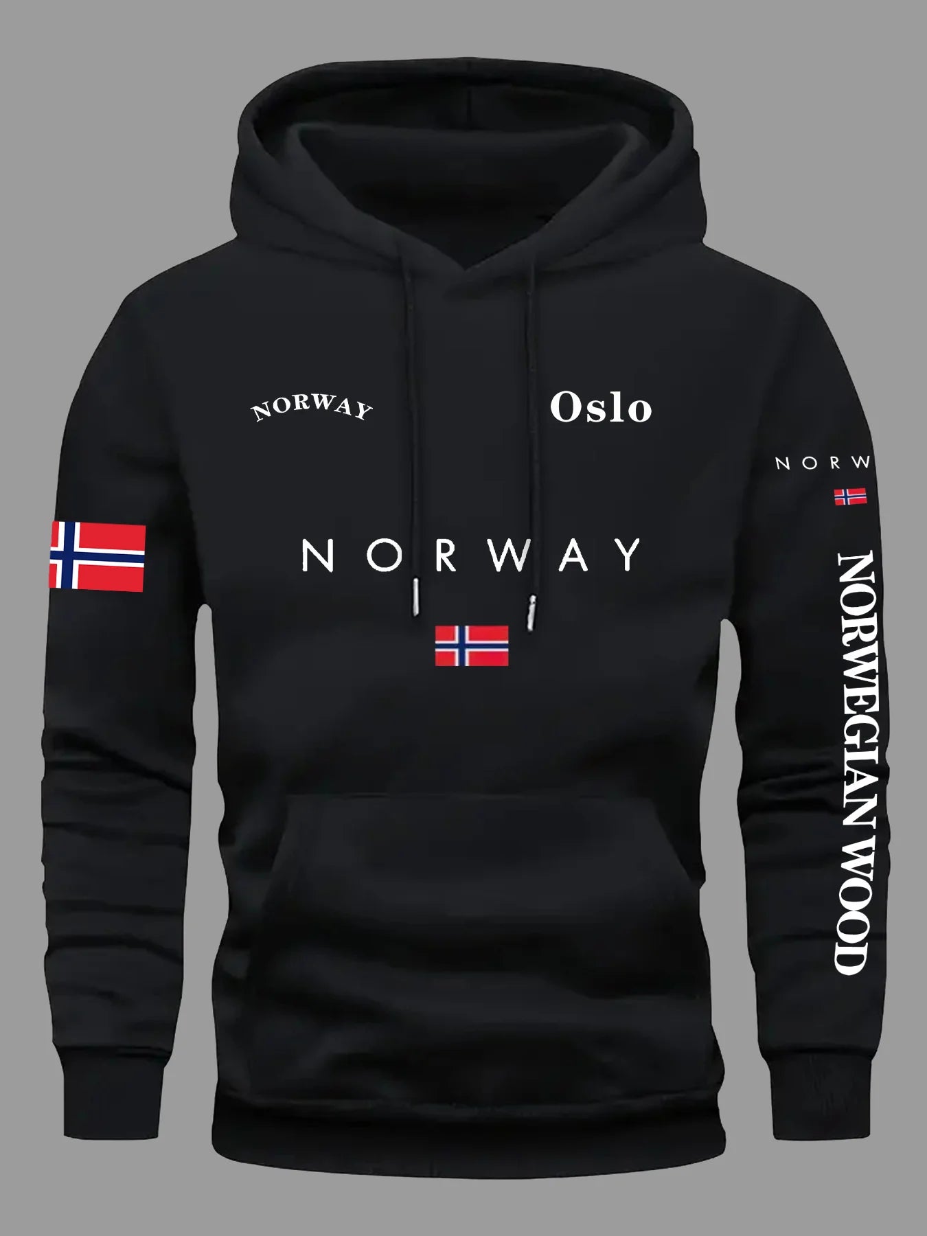 Norway Flag Hoodie – Unisex Streetwear Hoodie