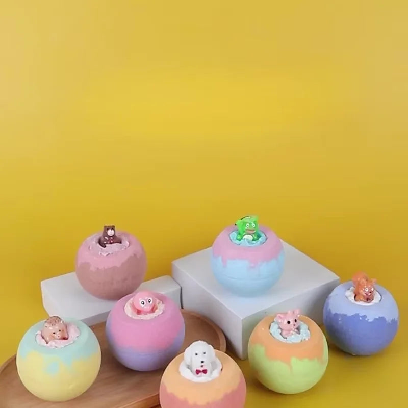 100g Bath Bomb for Children – Surprise Toy Included, Happy Scent
