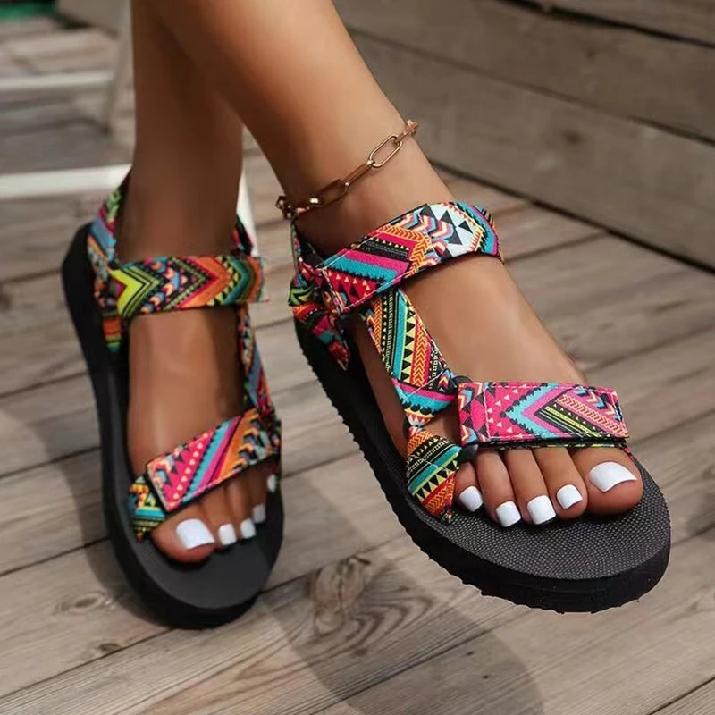 Sandales Femme Été – Semelle Plate Corde de Chanvre | Casual & Plage