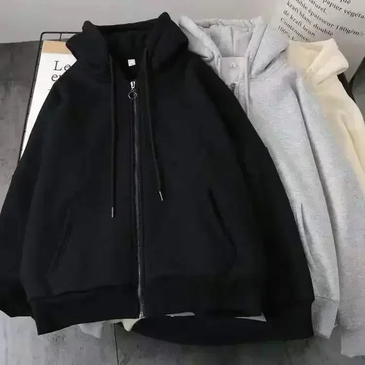 Y2K Street New Fashion Oversized Skull Print Sweater Hoodie Men Harajuku Vintage Hip Hop Popular Casual Sports Hooded Sweater