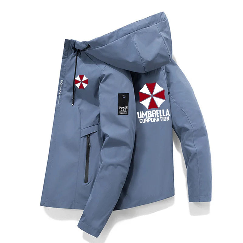 Men's Casual Umbrella Hooded Jacket