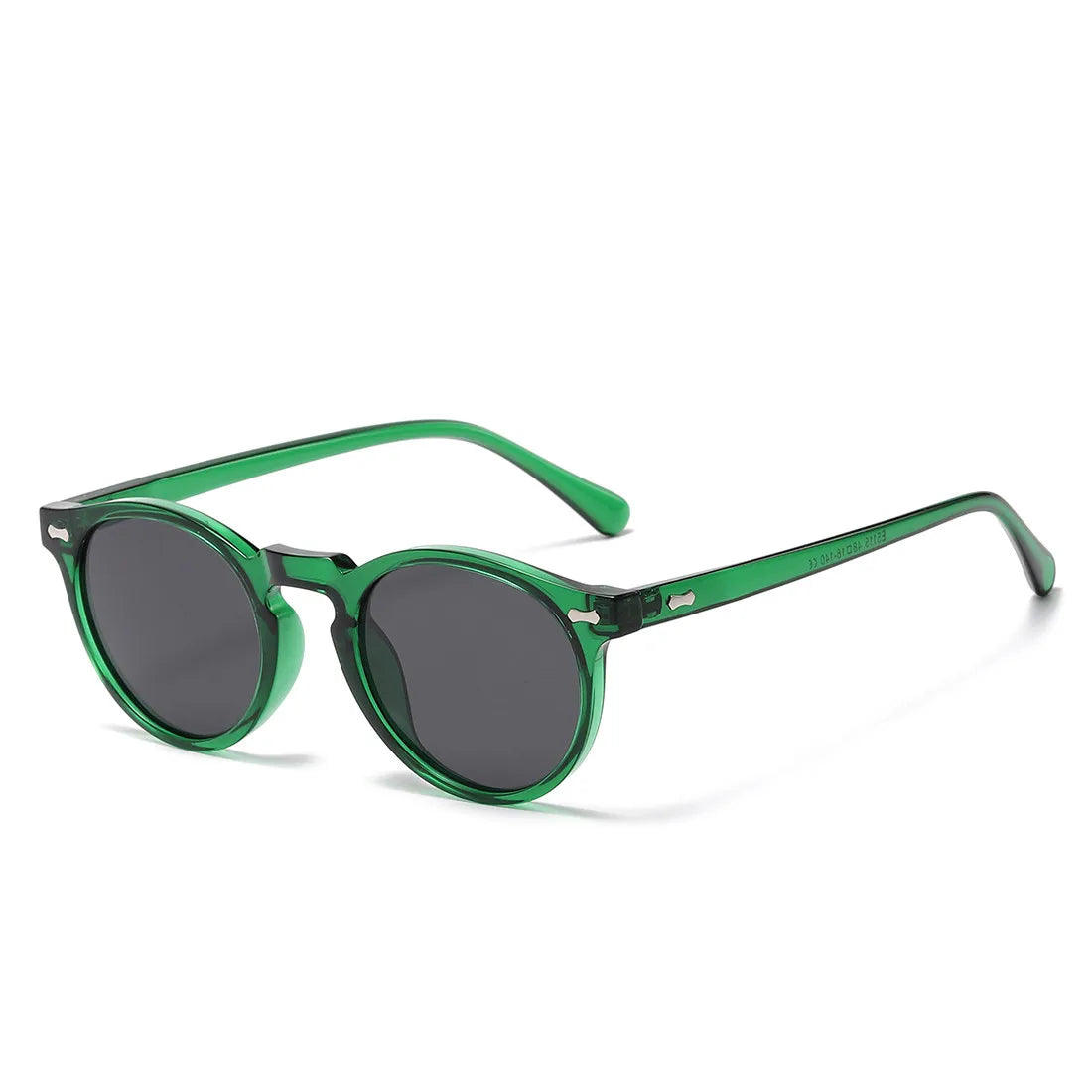 Classic Round Sunglasses Polarized Man Fashion Rivet Frame Vintage Leopard Glasses For Woman UV400 Anti-Glare lunettes de soleil