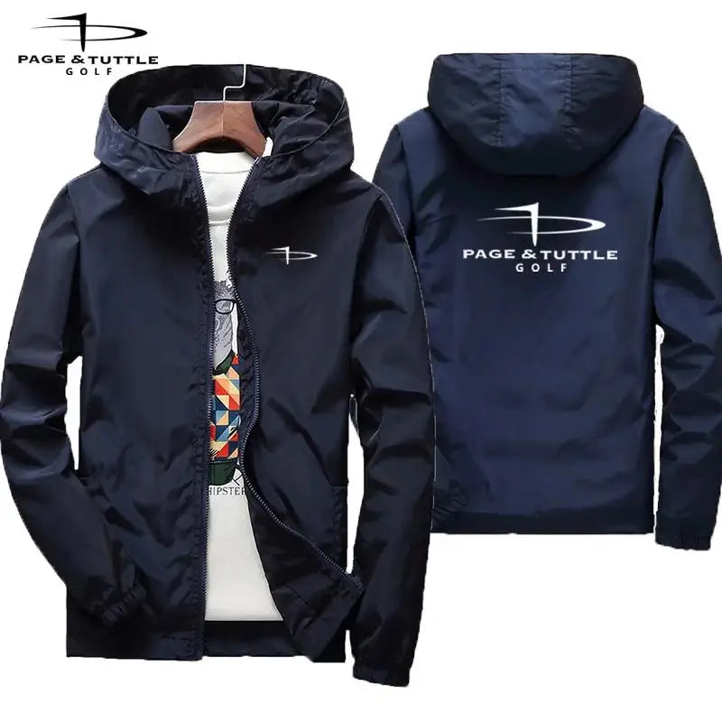 2026 New Fashion Trend Spring And Autumn Slim Fit Zipper Overcoat Windbreaker Men's Hooded Jacket Fallow Men Coat