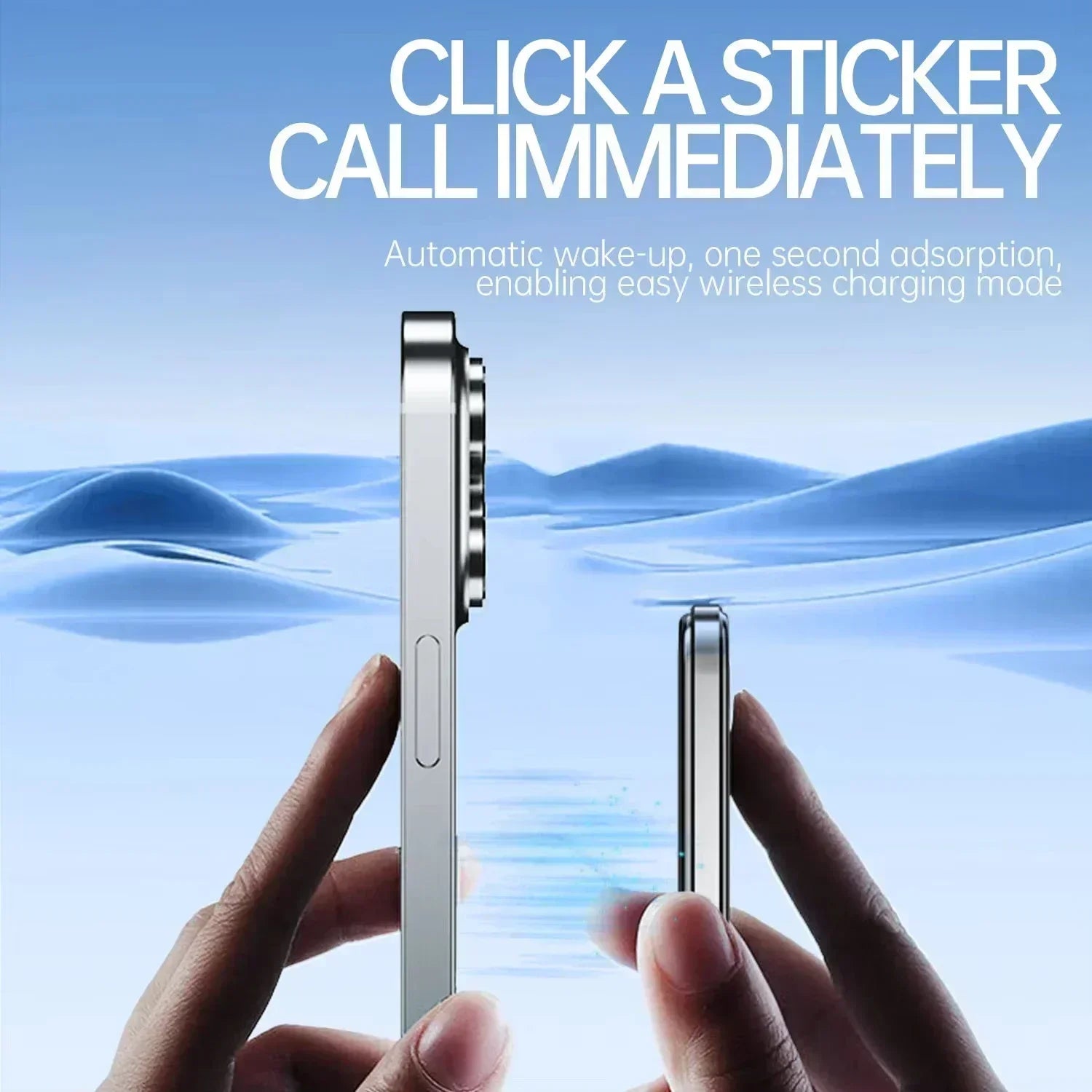 For IPHONE Ultra-thin 500000mAh Mobile Power Bank MagSafe Magnetic Wireless Fast Charging Portable Electronic Display For iPhone