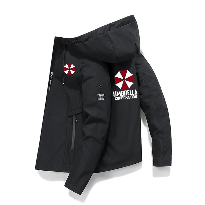 Men's Casual Umbrella Hooded Jacket